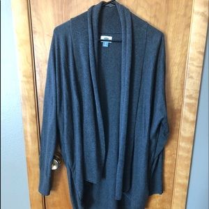 Old Navy High Low Gray Sweater Long Sleeve